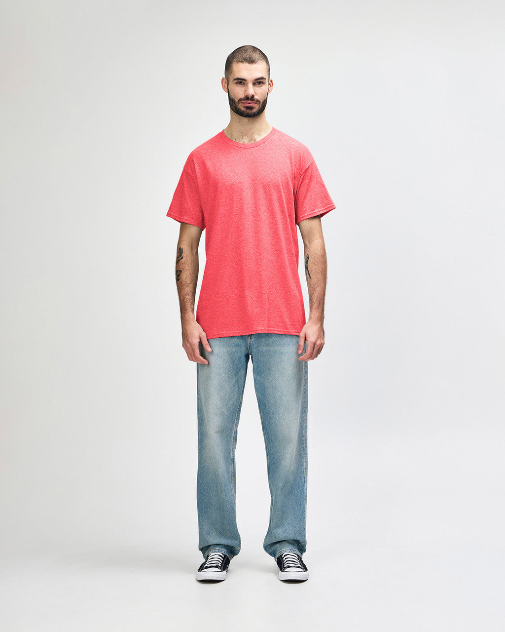 Gildan Heavy Cotton Adult T-Shirt - Heather Red