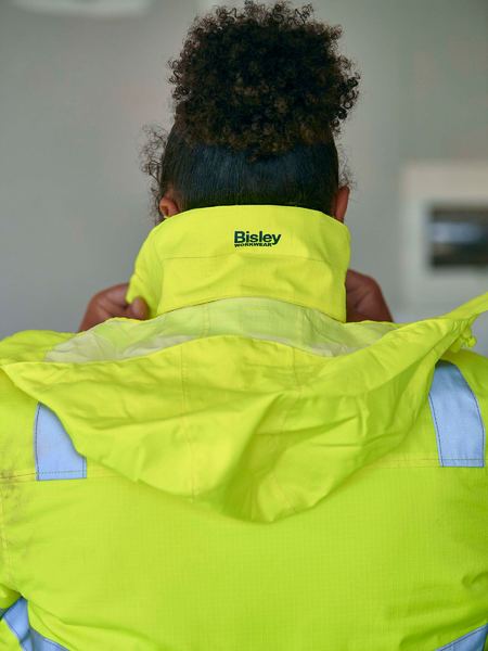 Bisley Taped Hi Vis Wet Weather Bomber Jacket - BJ6770T