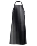 JB'S BIB STRIPED APRON WITH POCKET 5BS