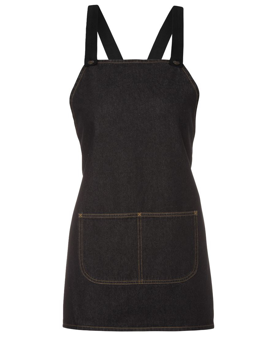 5ACBB Cross Back 65x71 Bib Denim Apron - WEARhouse