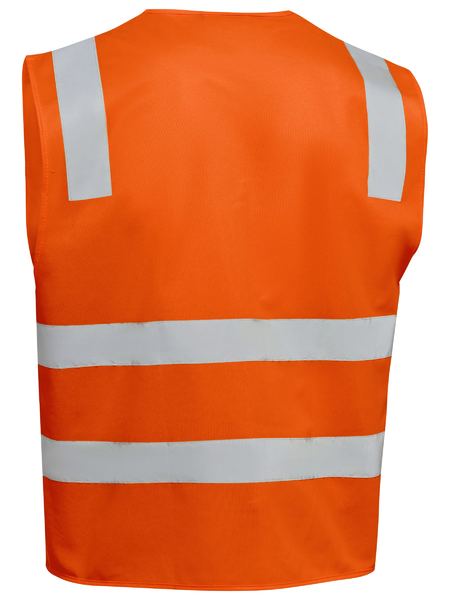 Bisley Taped Hi Vis Safety Zip Vest - BV0341T