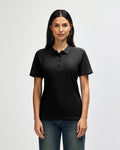 Gildan Softstyle Ladies' Double Pique Polo - Black