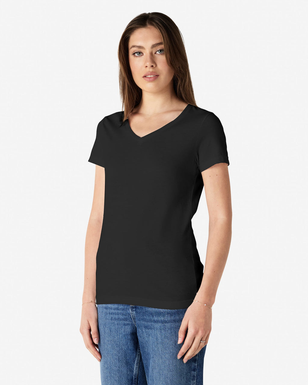64V00L Gildan Softstyle Ladies' V-Neck T-Shirt