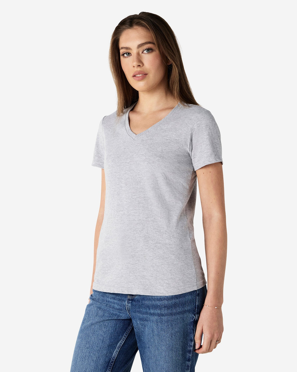64V00L Gildan Softstyle Ladies' V-Neck T-Shirt