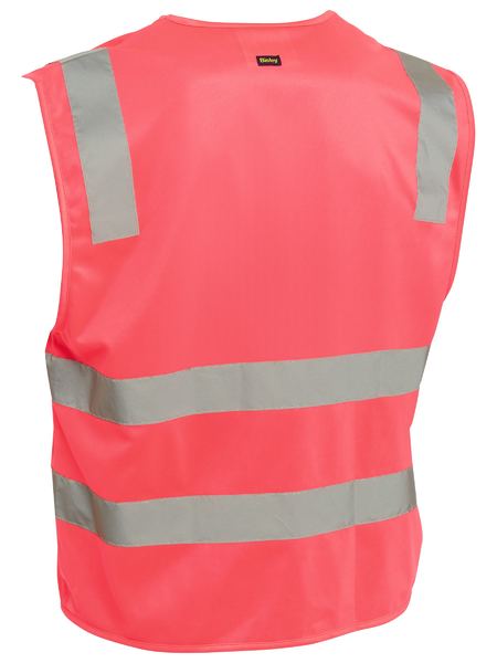 Bisley Taped Hi Vis Safety Zip Vest - BV0341T