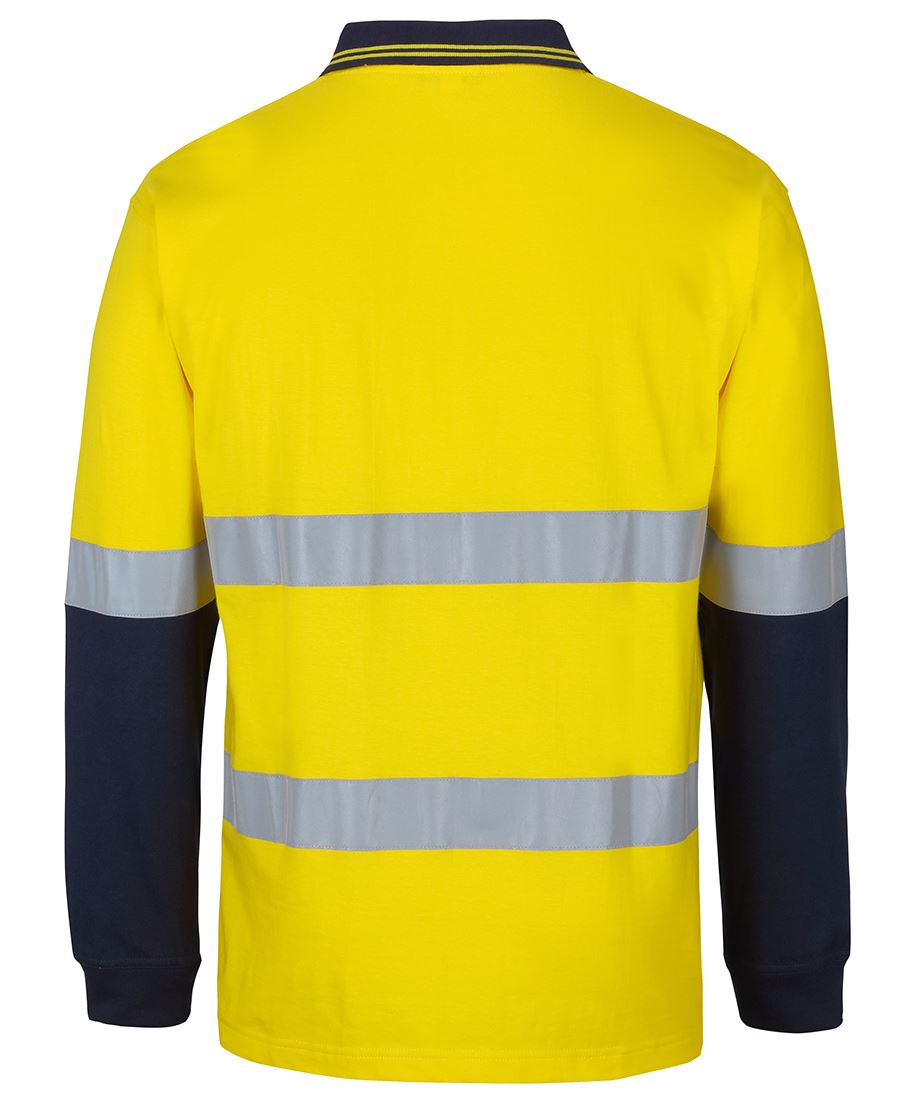HI VIS (D+N) L/S COTTON POLO 6DCPL