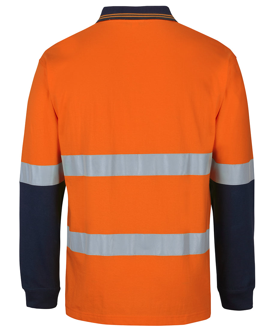 HI VIS (D+N) L/S COTTON POLO 6DCPL