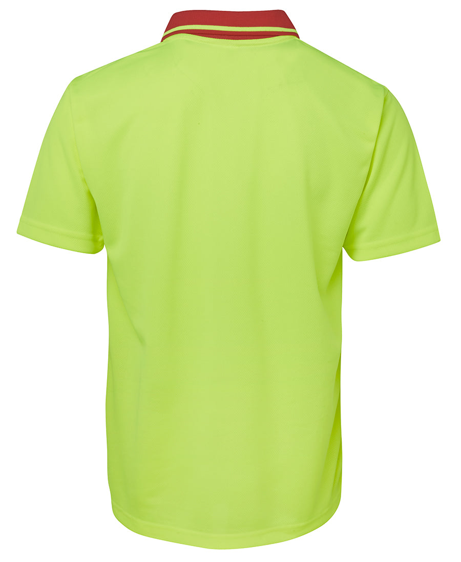 Adults Hi Vis Non Cuff Traditional Polo 6HVNC