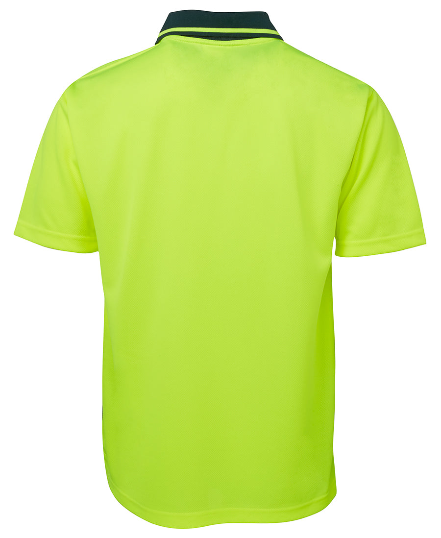 Adults Hi Vis Non Cuff Traditional Polo 6HVNC