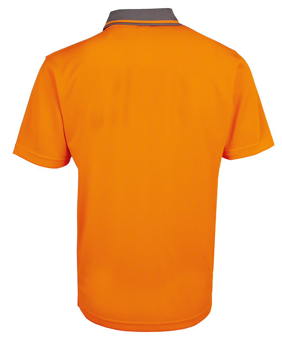 Adults Hi Vis Non Cuff Traditional Polo 6HVNC
