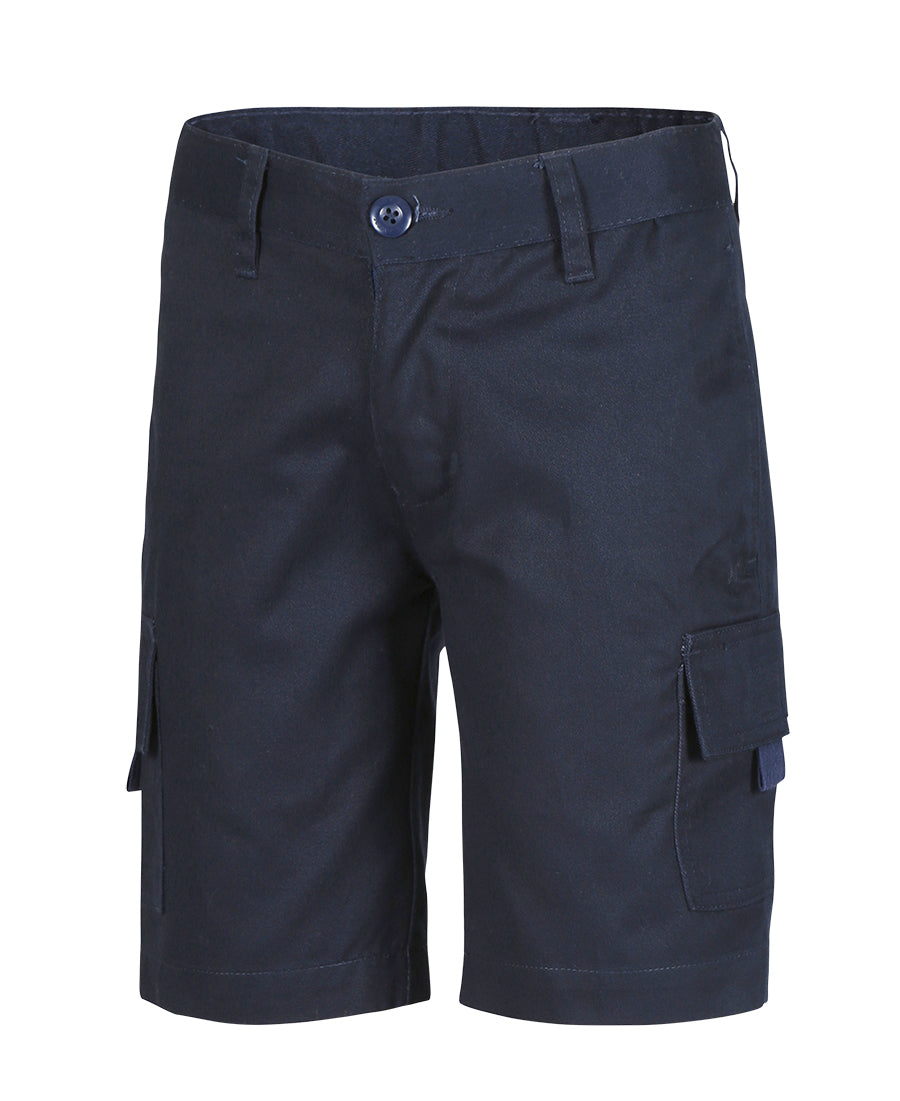 ADULTS AND KIDS MERCERISED WORK CARGO SHORT - 6MS