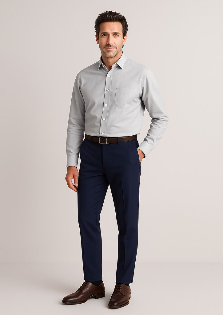 70716R Mens Siena Slim Fit Flat Front Pant (Regular)