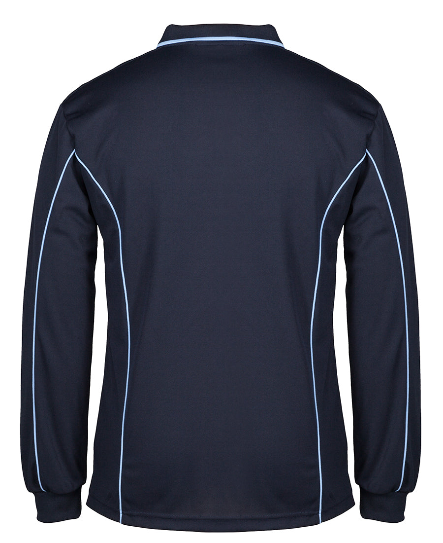 JBS PODIUM L/S PIPING POLO 7PIPL