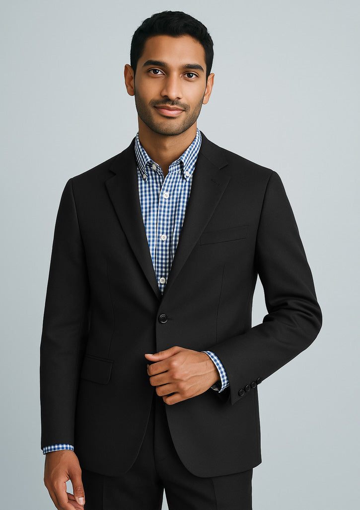 80111 Mens Cool Stretch 2 Button Classic Jacket