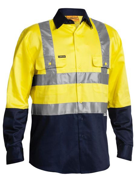 Bisley Taped Hi Vis Drill Shirt - BS6267T