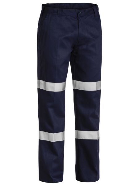 Bisley Taped Biomotion Cotton Drill Work Pants - BP6003T