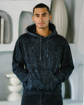 COLORTONE 8300 Colortone® Mineral Wash Pullover Hoodie - Black
