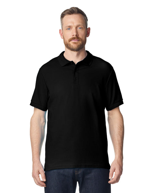 Gildan® Hammer® Adult Double Pique Polo - Black