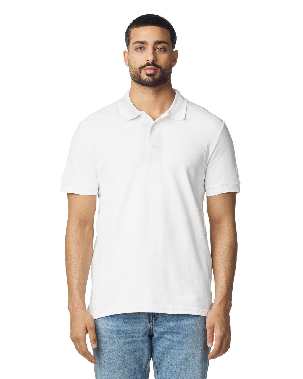 Gildan® Hammer® Adult Double Pique Polo - White