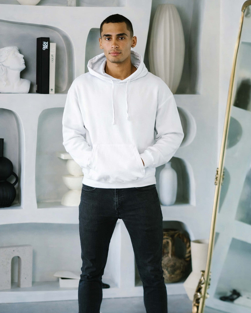 COLORTONE 8777 Colortone® PFD Pullover Hoodie - White