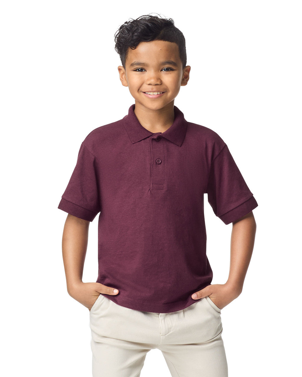 Gildan Dry Blend Youth Polo - Maroon