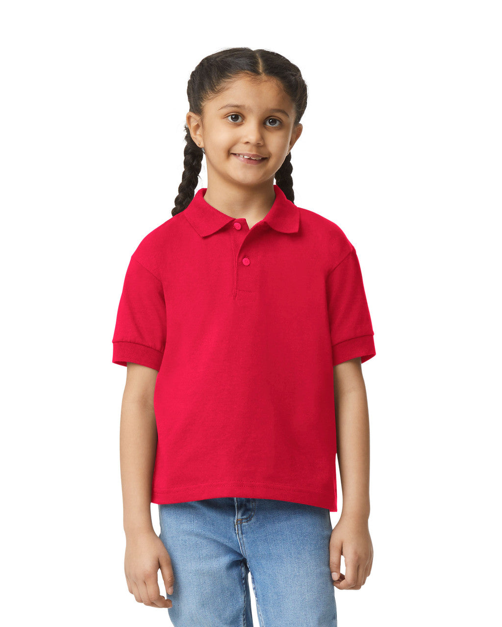 Gildan Dry Blend Youth Polo - Red