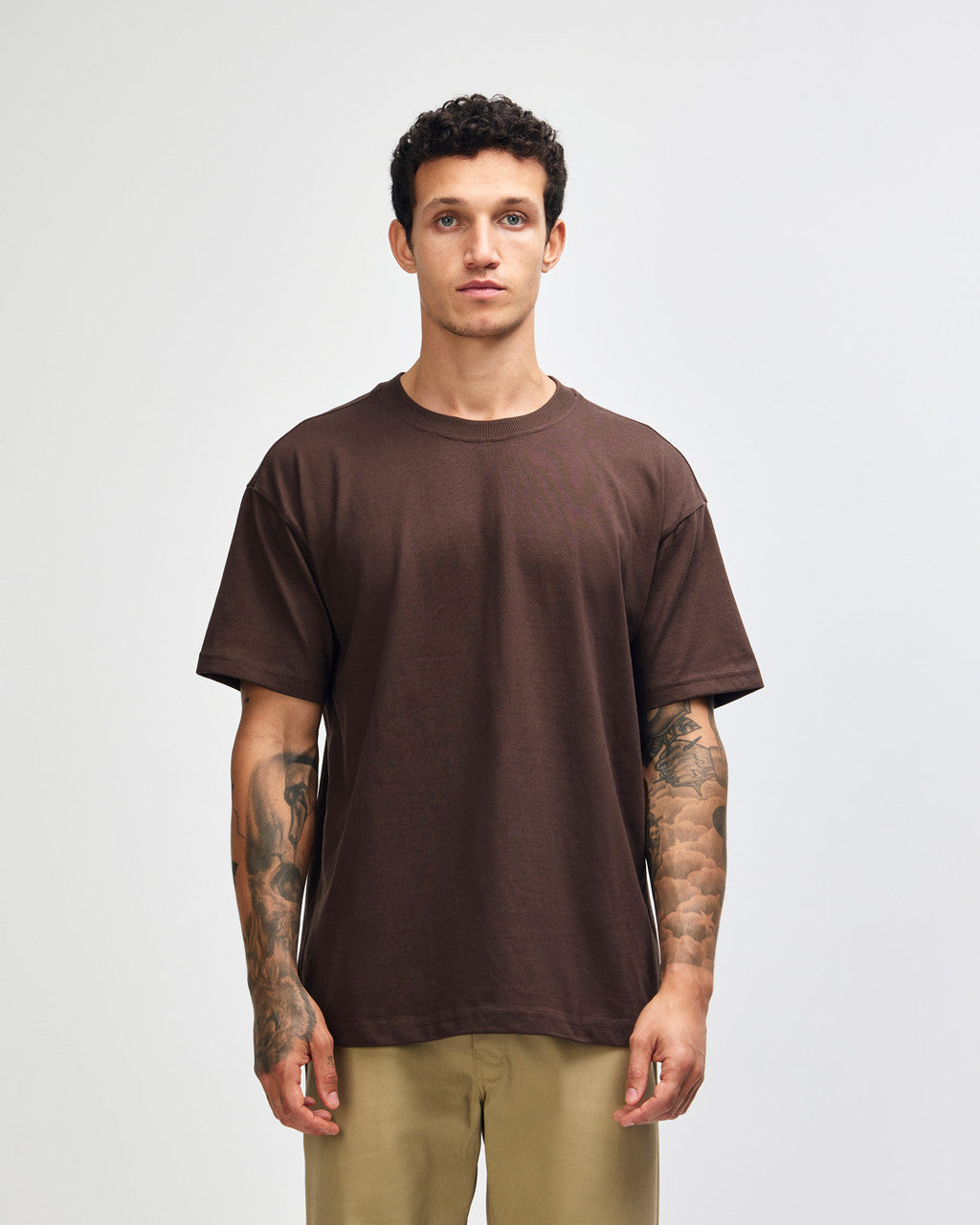 American Apparel Super Heavyweight Unisex T-Shirt - Brown