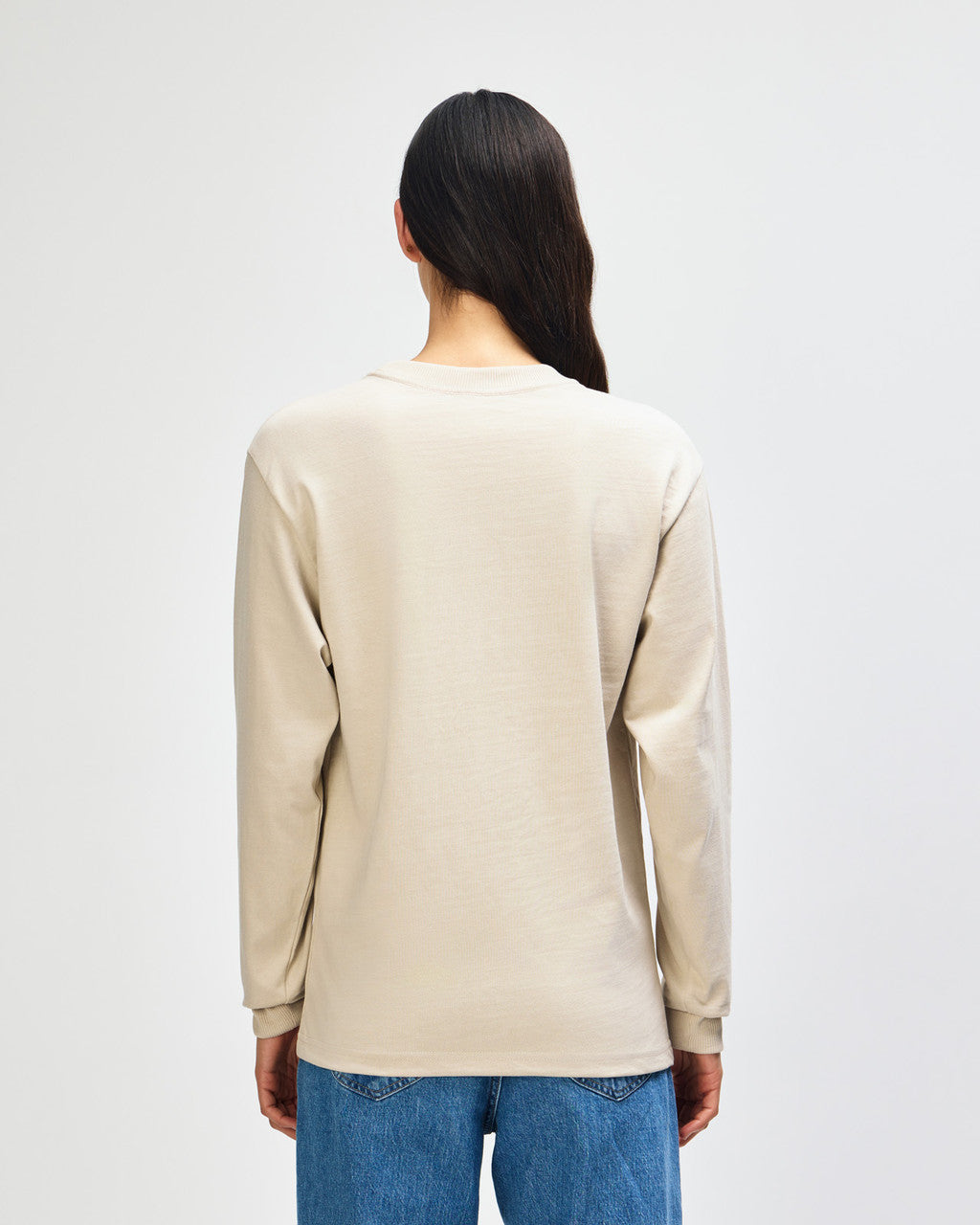 American Apparel Super Heavyweight Unisex Long Sleeve Pocket T-Shirt