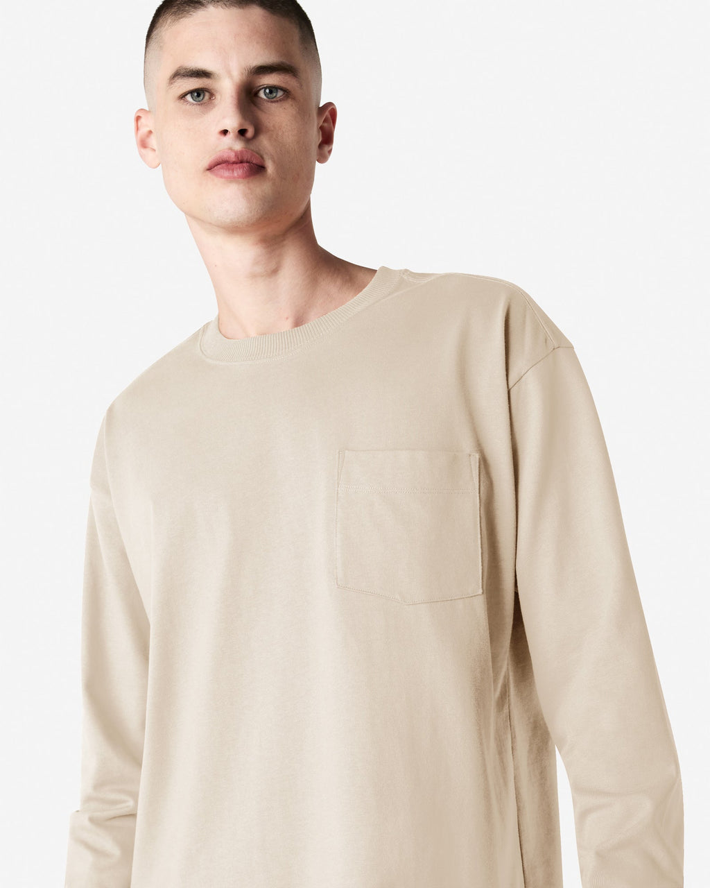 9410 American Apparel Super Heavyweight Unisex Long Sleeve Pocket T-Shirt