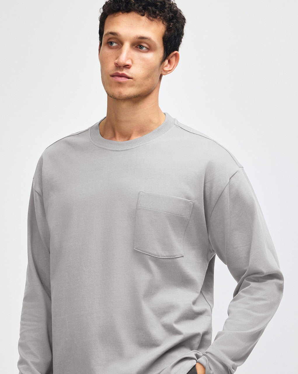 American Apparel Super Heavyweight Unisex Long Sleeve Pocket T-Shirt