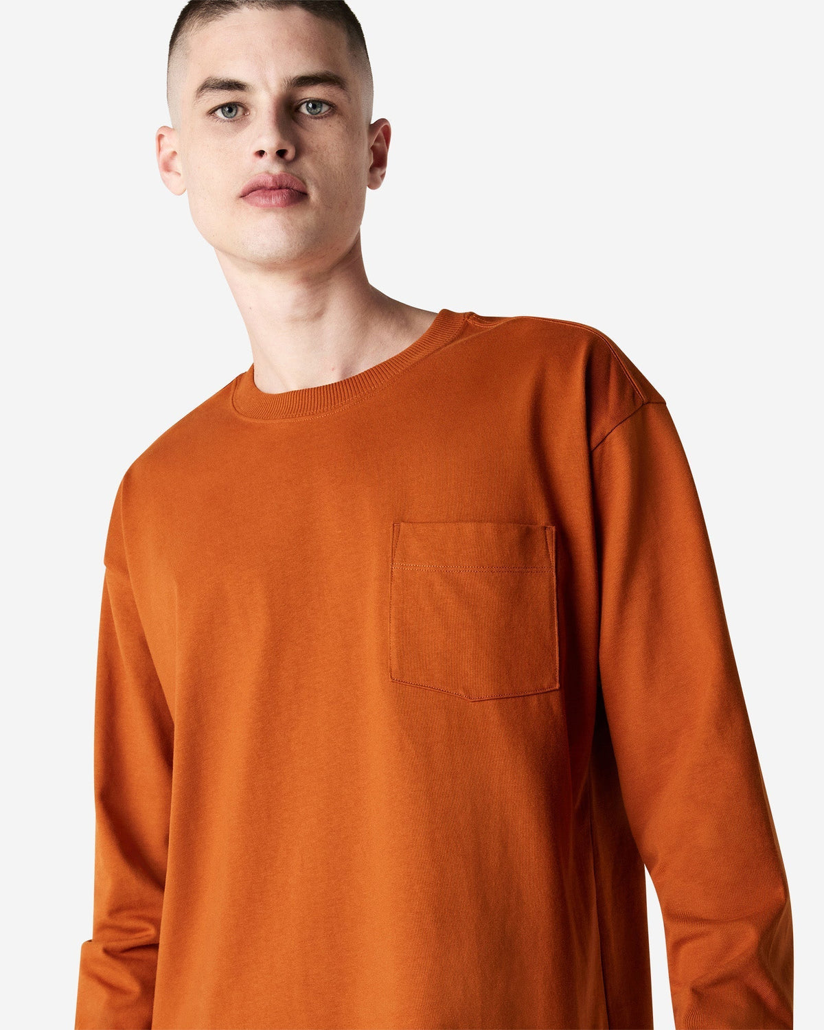 9410 American Apparel Super Heavyweight Unisex Long Sleeve Pocket T-Shirt