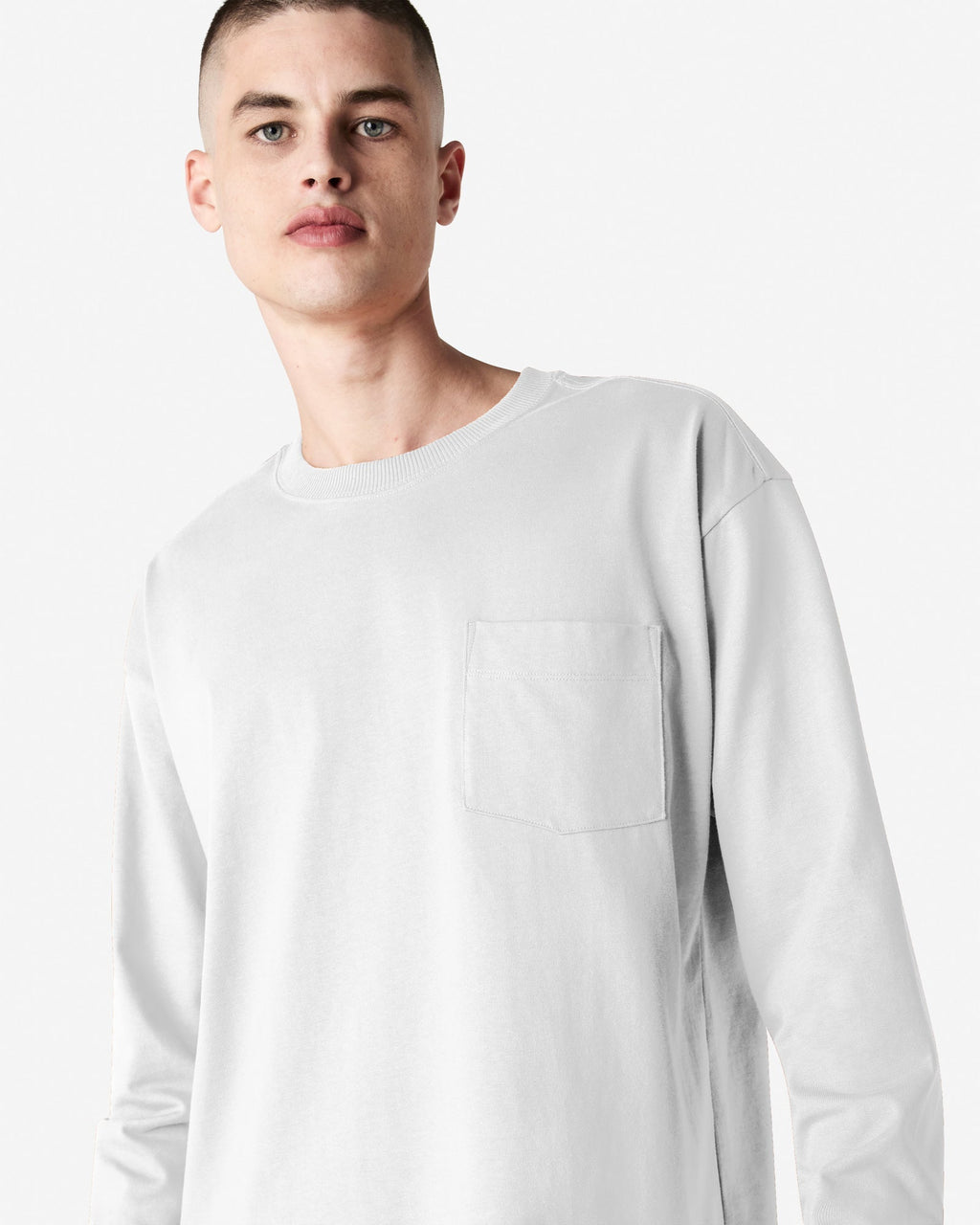 9410 American Apparel Super Heavyweight Unisex Long Sleeve Pocket T-Shirt