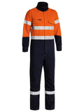 TenCate Tecasafe® Plus 700 Taped Hi Vis FR Vented Coverall - Orange/Navy