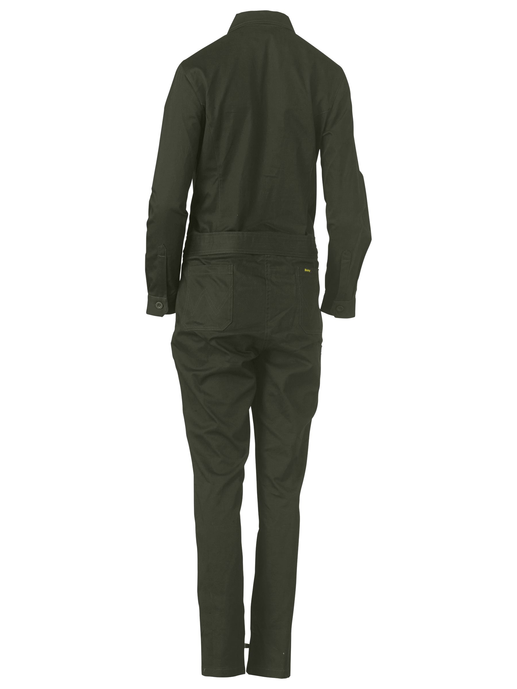 Women's Cotton Drill Coverall - Olive - Discontinued