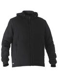 Flx & Move™ puffer Fleece Hooded Jacket - Black