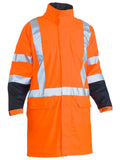 X Taped Hi Vis TTMC Stretch PU Rain Coat - Orange