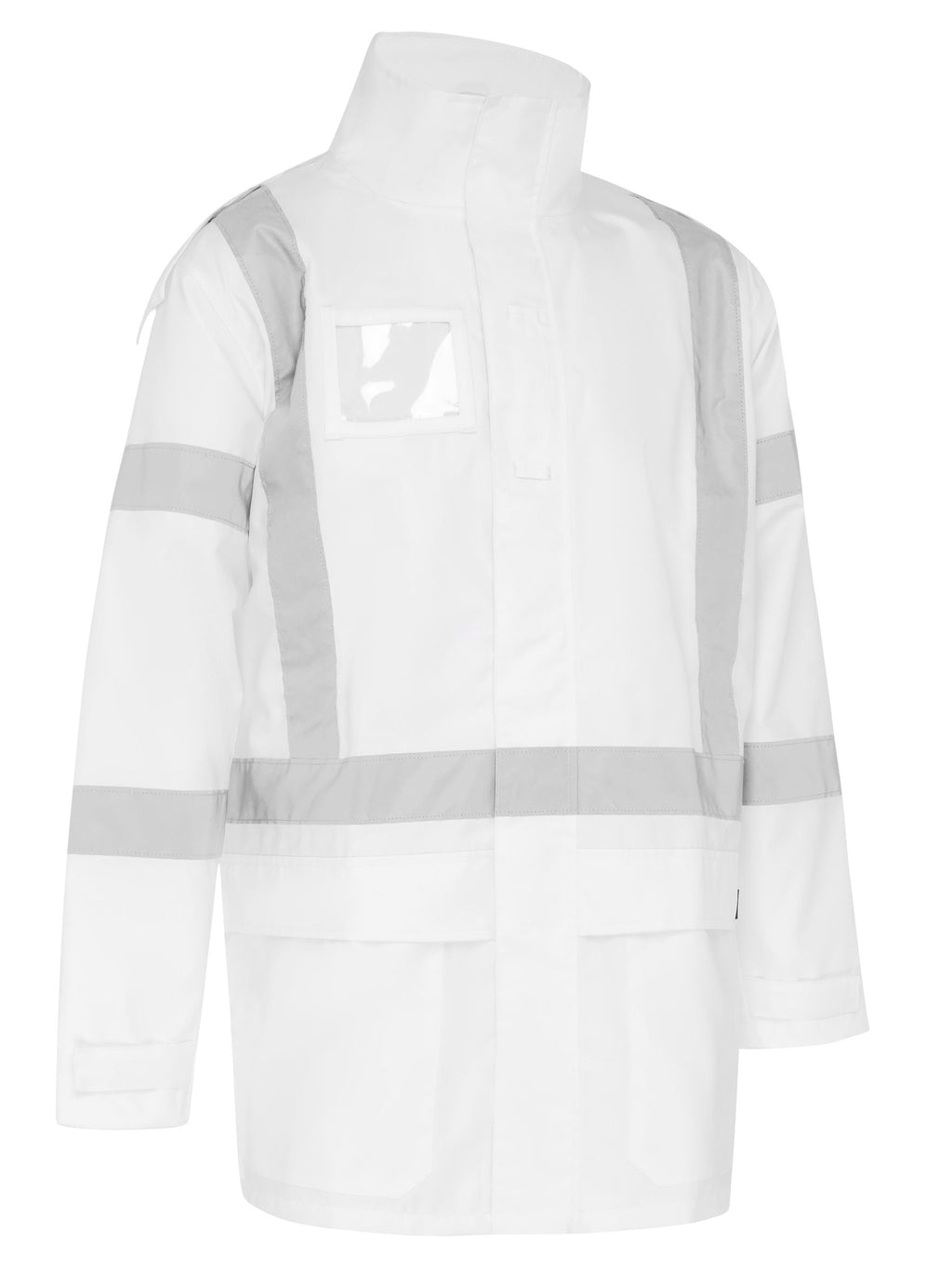 X Taped Shell Rain Jacket - White