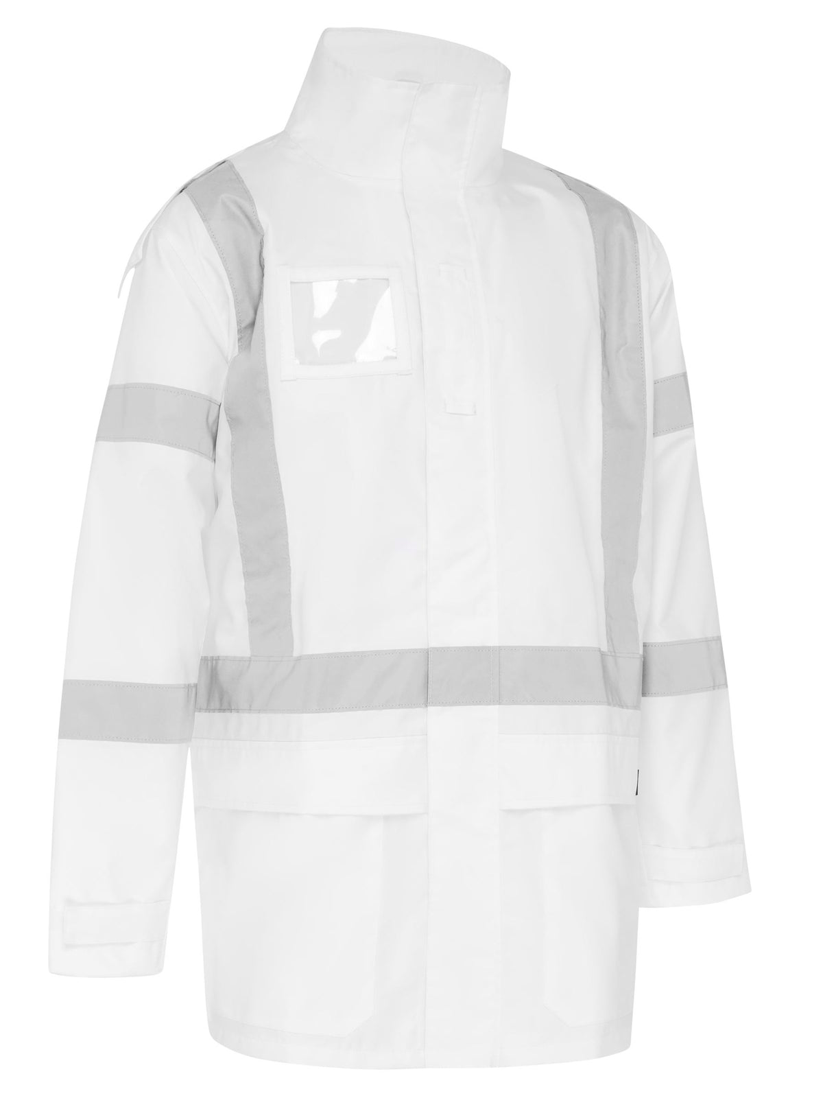 X Taped Shell Rain Jacket - White
