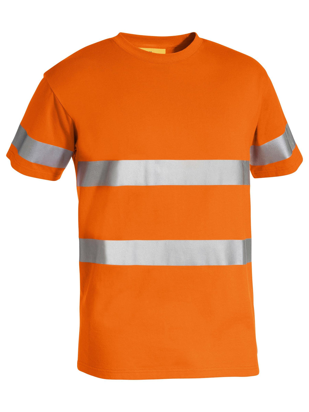 Taped Hi Vis Cotton T-Shirt - Orange
