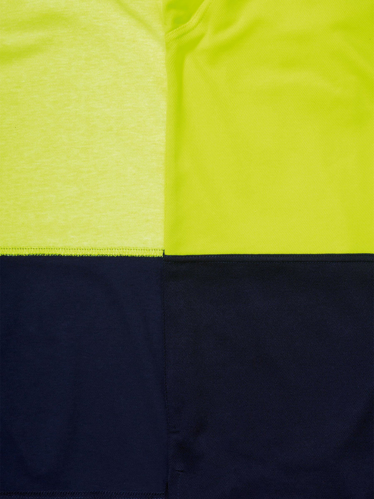Hi Vis Polo Shirt - Yellow/Navy