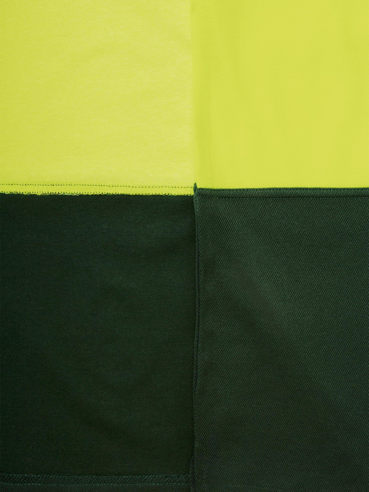 Hi Vis Polo Shirt - Yellow/Bottle