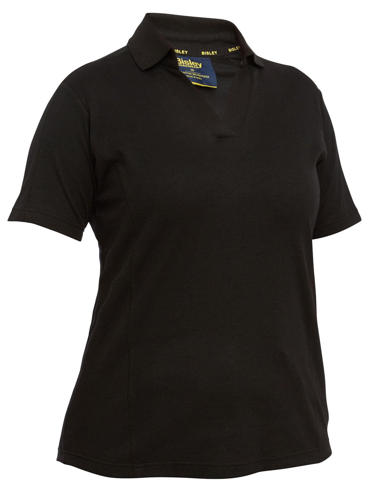 Women's Short Sleeve Polo - Black