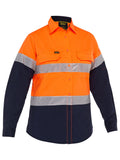 Women's X Airflow™ Hi Vis Taped Stretch Ripstop Shirt - Orange/Navy