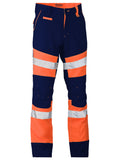 Taped Biomotion Two Tone Pants - Navy/Orange