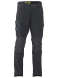 Flx & Move™ Stretch Utility Zip Cargo Pants - Black