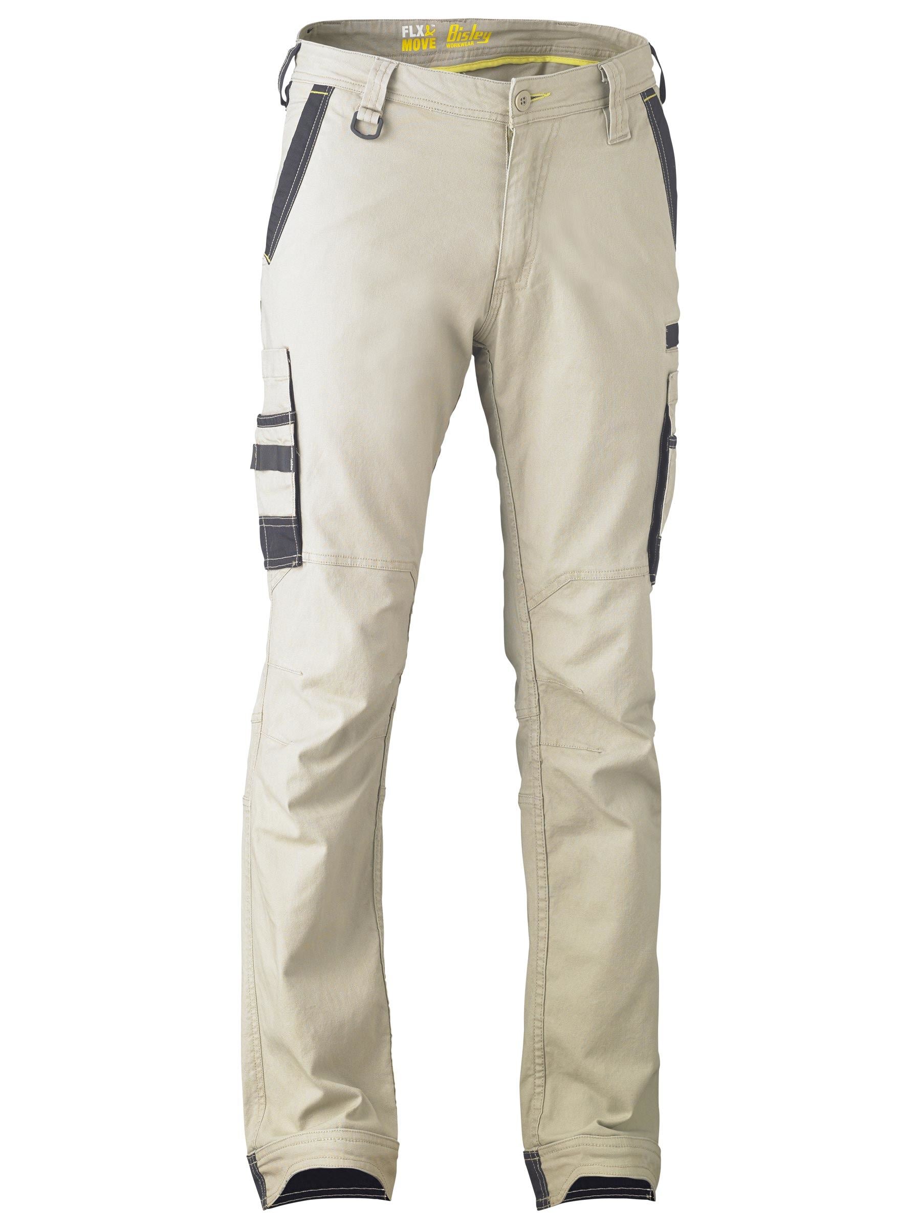 Flx & Move™ Stretch Utility Cargo Pants - Stone