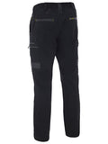 Flx & Move™ Stretch Canvas Elastic Waist Cargo Pants - Black