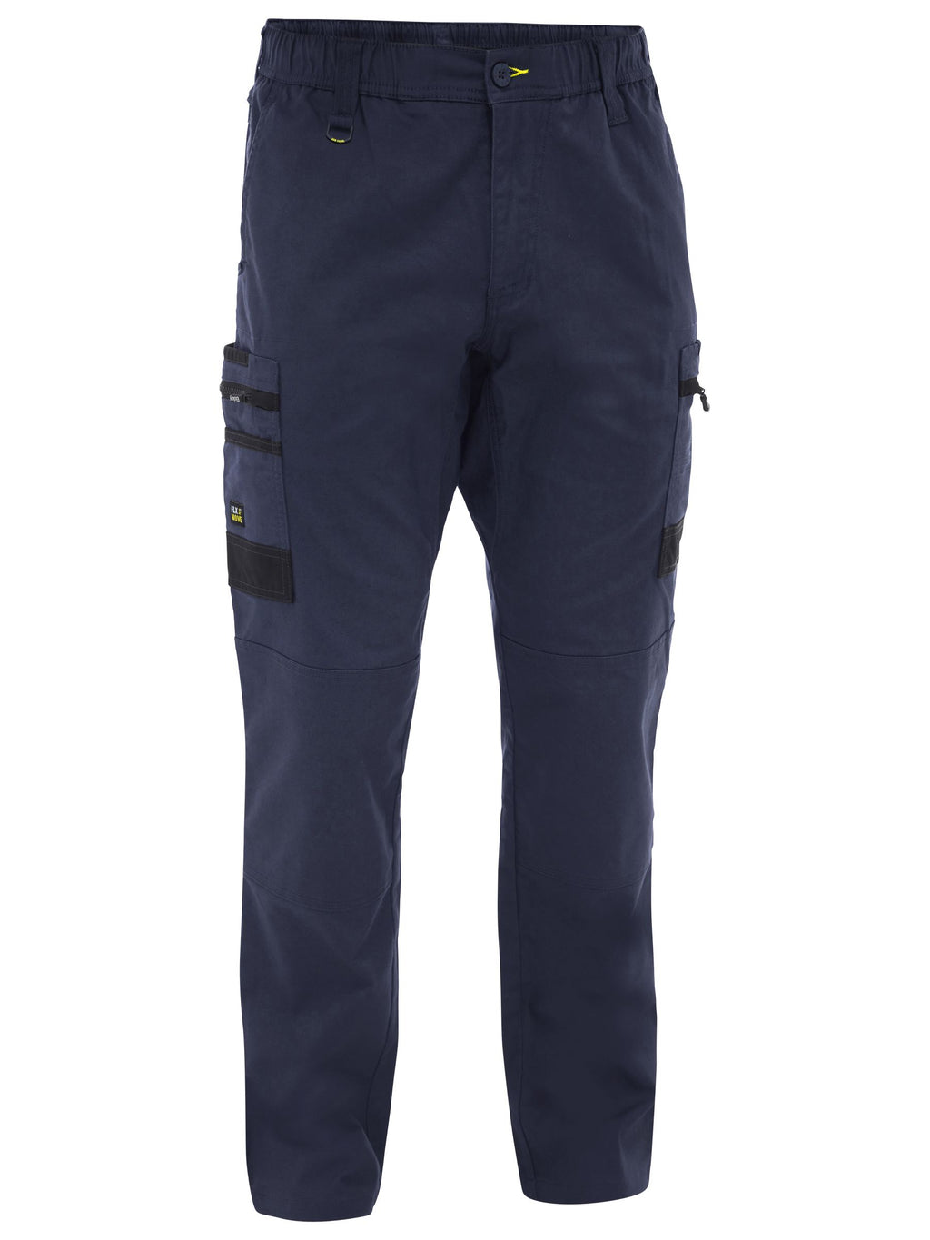 Flx & Move™ Stretch Canvas Elastic Waist Cargo Pants - Navy