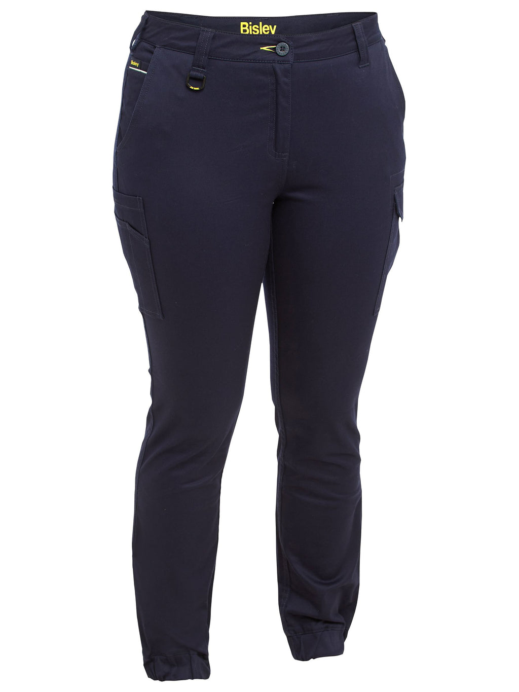 Women's Cotton Cargo Cuffed Pants - Navy