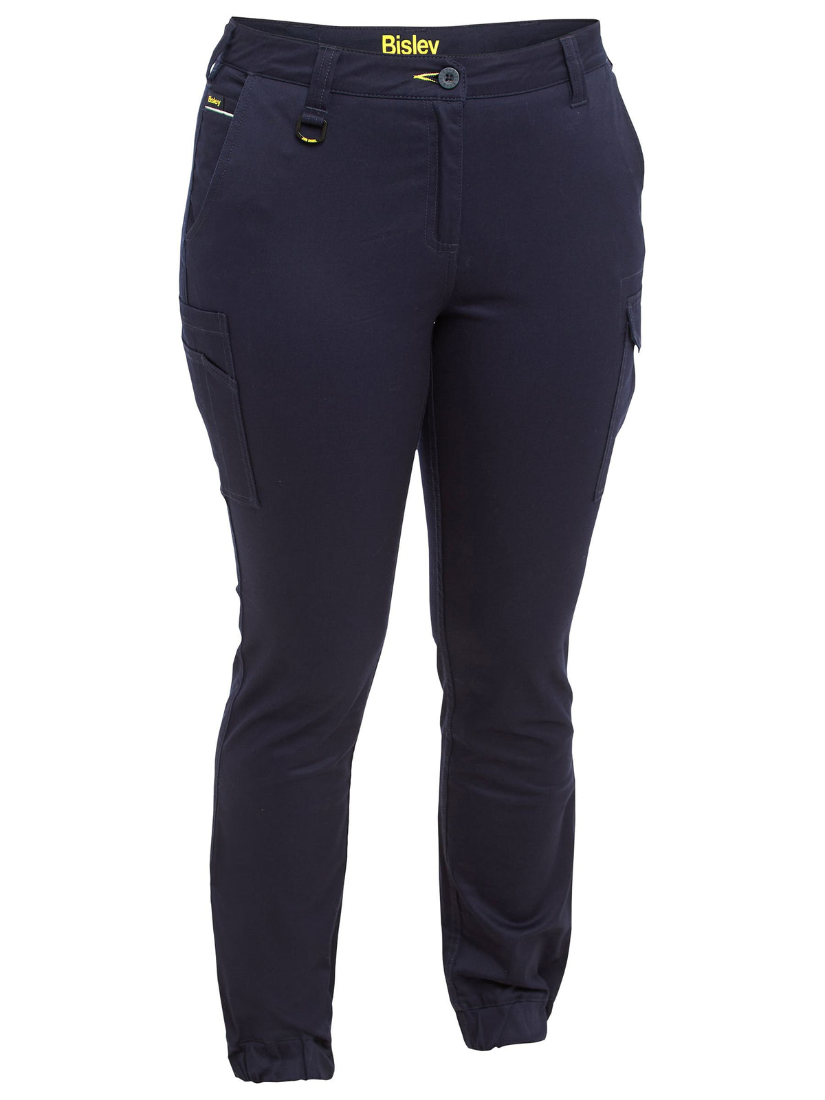 Women's Cotton Cargo Cuffed Pants - Navy